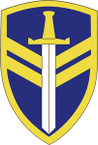 STICKER US ARMY UNIT 2nd Support Command SHIELD