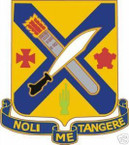 STICKER US ARMY UNIT 2ND INFANTRY REGIMENT SHIELD