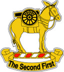 STICKER US ARMY UNIT 2ND FIELD ARTILLERY REGIMENT