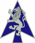 STICKER US ARMY UNIT 2nd Brigade 1st Infantry Division Crest