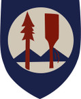 STICKER US ARMY UNIT 299th Regimental Combat Team SHIELD