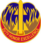 STICKER US ARMY UNIT 263RD AIR DEFENSE ARTILLERY BRIGADE