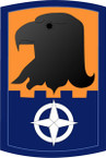 STICKER US ARMY UNIT 244th Aviation Brigade SHIELD