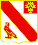 STICKER US ARMY UNIT 21st Field Artillery Regiment 1st Battalion Crest