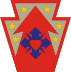 STICKER US ARMY UNIT 213th Support Group SHIELD