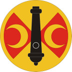STICKER US ARMY UNIT 210th Fires Brigade Shield