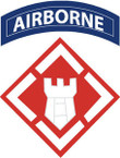 STICKER US ARMY UNIT 20th Engineer Brigade SHIELD