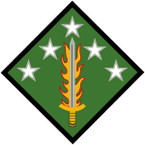 STICKER US ARMY UNIT 20th - Support Command SHIELD
