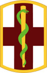 STICKER US ARMY UNIT 1st Medical Brigade SHIELD