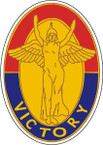 STICKER US ARMY UNIT 1ST INFANTRY DIVISION CREST