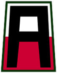 STICKER US ARMY UNIT 1ST ARMY SHIELD COL