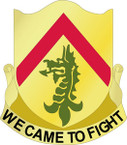 STICKER US ARMY UNIT 198th Armor Regiment CREST
