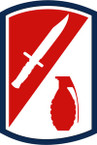 STICKER US ARMY UNIT 192 Infantry Brigade SHIELD