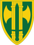 STICKER US ARMY UNIT 18th MP Brigade SHIELD