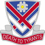 STICKER US ARMY UNIT 183rd Cavalry Regiment Crest