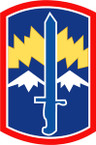 STICKER US ARMY UNIT 171st Infantry Brigade SHIELD