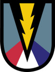 STICKER US ARMY UNIT 165 Infantry Brigade SHIELD