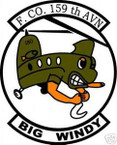 STICKER US ARMY UNIT 159th AVN F Co.
