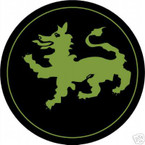 STICKER US ARMY UNIT 157TH INFANTRY DIV SUB