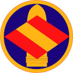 STICKER US ARMY UNIT 142nd Field Artillery Brigade SHIELD