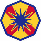 STICKER US ARMY UNIT 13th Support Command Shield