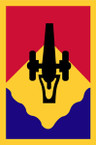 STICKER US ARMY UNIT 135th Field Artillery Brigade SHIELD