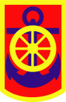 STICKER US ARMY UNIT 125th Transportation Brigade SHIELD
