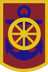STICKER US ARMY UNIT 125 Transportation Command SHIELD