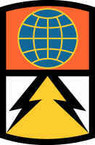 STICKER US ARMY UNIT 1108th Signal Brigade Shield