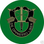 STICKER US ARMY UNIT 10TH SPECIAL FORCES SHIELD