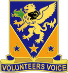 STICKER US ARMY UNIT 107th Aviation Regiment