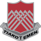 STICKER US ARMY UNIT 104TH DIVISION CREST