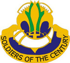 STICKER US ARMY UNIT 100TH DIVISION CREST