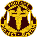 STICKER US ARMY UNIT  US Army Medical Research Material Cmd