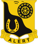 STICKER US ARMY UNIT  91st Cavalry Regiment