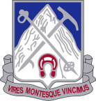 STICKER US ARMY UNIT  87th Infantry Regiment