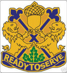 STICKER US ARMY UNIT  87th Division SHIELD