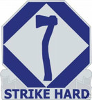 STICKER US ARMY UNIT  84TH DIVISION SHIELD