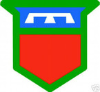 STICKER US ARMY UNIT  76TH INFANTRY DIV COL