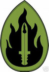 STICKER US ARMY UNIT  63RD INFANTRY DIV SHIELD SUB