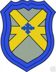 STICKER US ARMY UNIT  62nd Cavalry Div. SHIELD COL