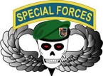STICKER US ARMY UNIT  5th SFG - Wings - Tab