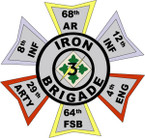 STICKER US ARMY UNIT  4th Infantry Division - 3rd Brigade Combat Team