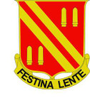 STICKER US ARMY UNIT  4th Battalion - 42nd Field Artillery Crest