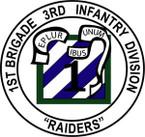 STICKER US ARMY UNIT  3rd Infantry Division - 1st Brigade Combat Team