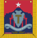 STICKER US ARMY UNIT  36th Infantry Division Band