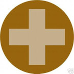 STICKER US ARMY UNIT  33RD INFANTRY DIV SHIELD DES