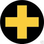 STICKER US ARMY UNIT  33RD INFANTRY DIV SHIELD COL