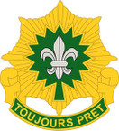 STICKER US ARMY UNIT  2nd Cavalry Regiment CREST