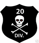 STICKER US ARMY UNIT  20th Infantry Div COL